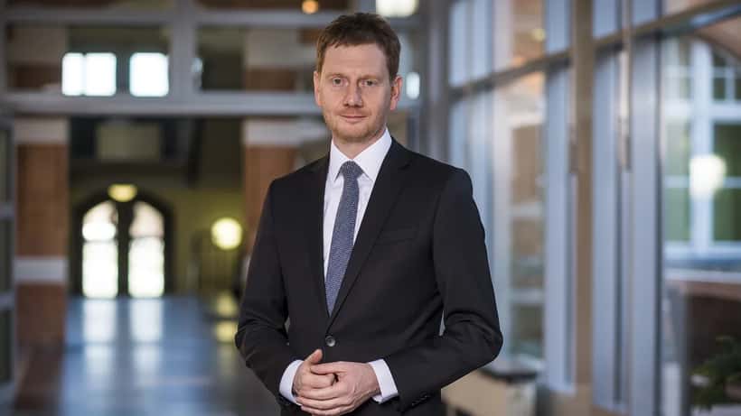 Michael Kretschmer, Ministerpräsident von Sachsen und CDU-Vorsitzender-Stellvertreter, offizielles Porträt