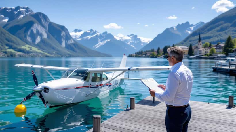 Hydravion sur le lac des Quatre-Cantons en Suisse — réglementation OFAC 2026