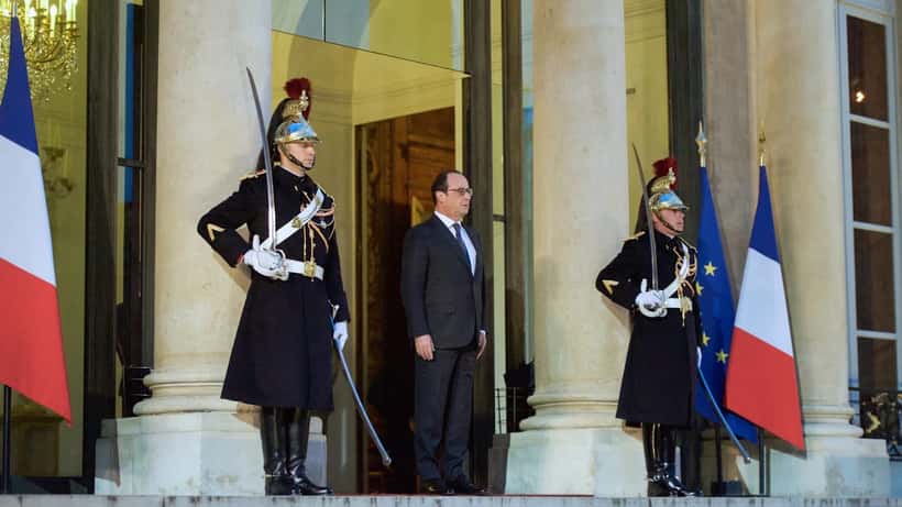 Palais de l'Élysée à Paris, symbole de sécurité institutionnelle et de données sensibles