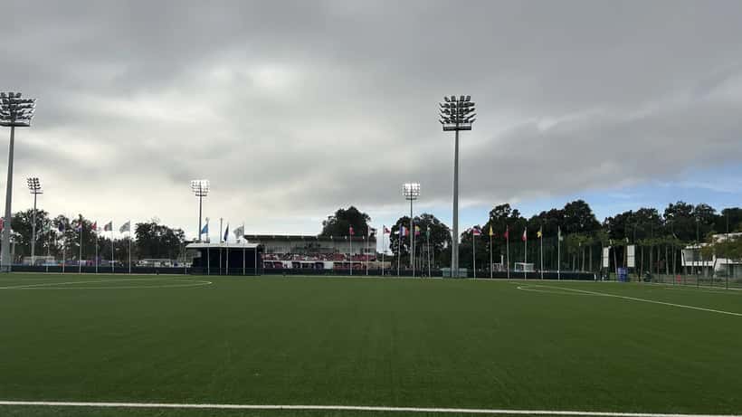 Vlaggen van de deelnemende landen aan een internationaal FIFA-toernooi