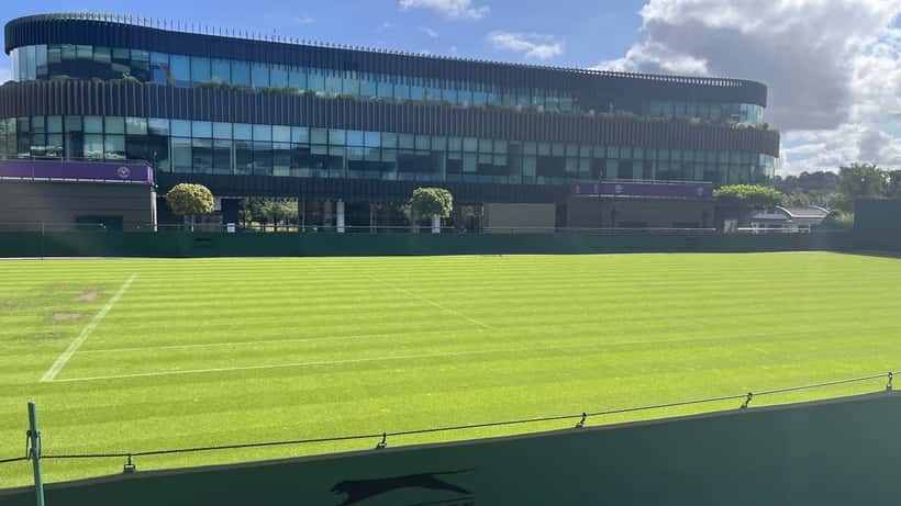 Court 14 at Wimbledon during the 2026 Championships