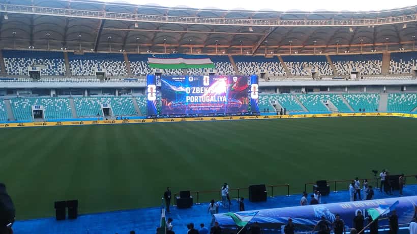 Uzbekistan och Portugal spelar VM 2026 på NRG Stadium i Houston