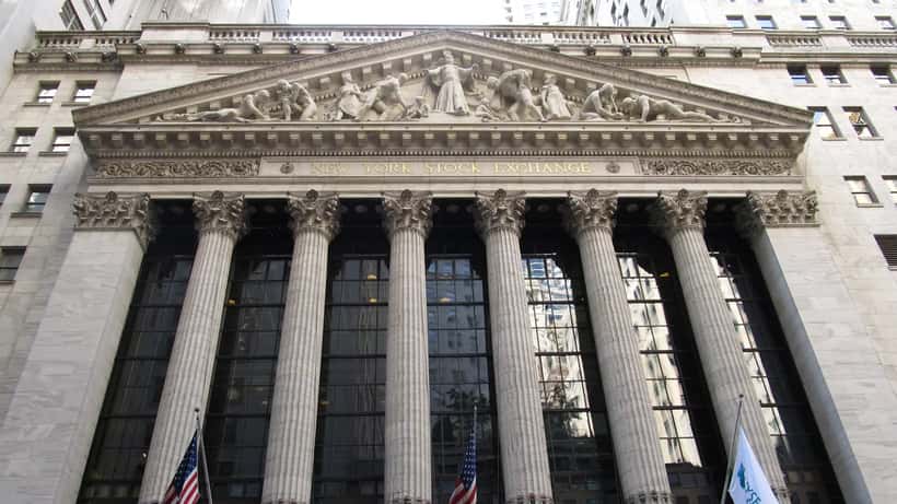 New York Stock Exchange Gebäude als Symbol für Börsengänge weltweit