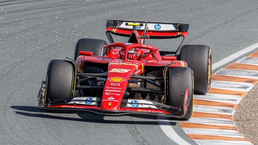 Monoposto di Formula 1 in pista, stagione 2024 GP Paesi Bassi
