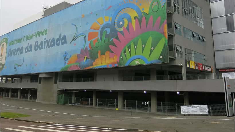 Arena da Baixada, estádio do Athletico-PR em Curitiba, palco do clássico contra o Atlético-MG no Brasileirão 2026
