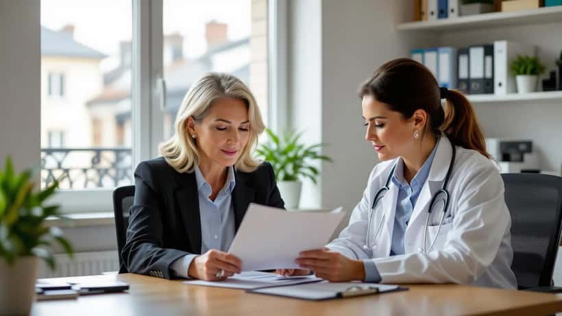 Consultation médicale préventive pour femme de 60 ans en France
