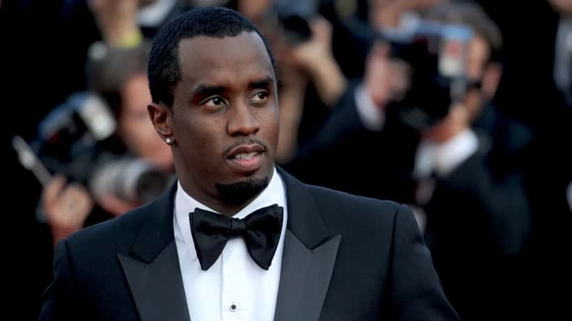 Sean Combs at Cannes 2012 film festival outdoor press appearance