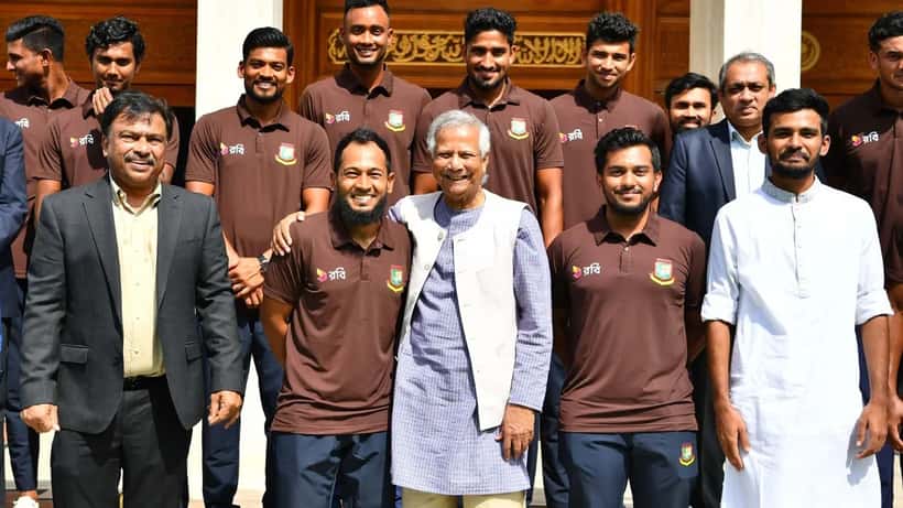 L'équipe nationale de cricket du Bangladesh en 2024, représentant les joueurs dont la victoire historique du 9 juin 2026 contre l'Australie révèle les disparités salariales