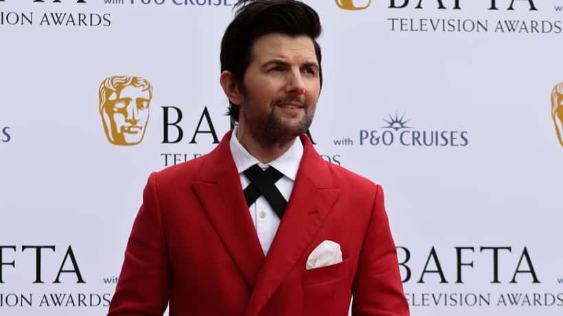 Adam Scott aux BAFTAs 2026, acteur et producteur exécutif de Severance