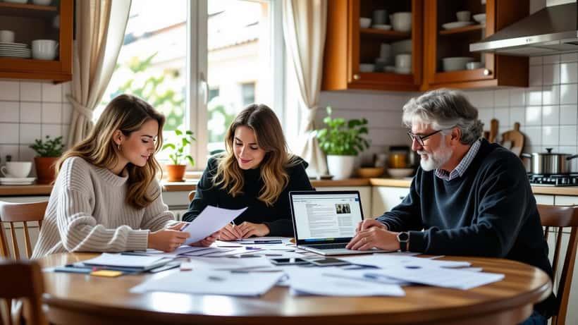 Família portuguesa a rever candidatura a bolsa de estudo no ensino superior em casa