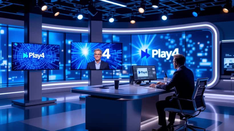 TV4 Play nyhetsstudio 2026 med expert som intervjuas