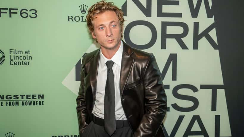 Jeremy Allen White at press event for Deliver Me From Nowhere, 2026