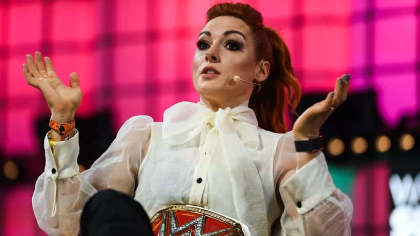 Becky Lynch WWE wrestler speaking at Web Summit 2019