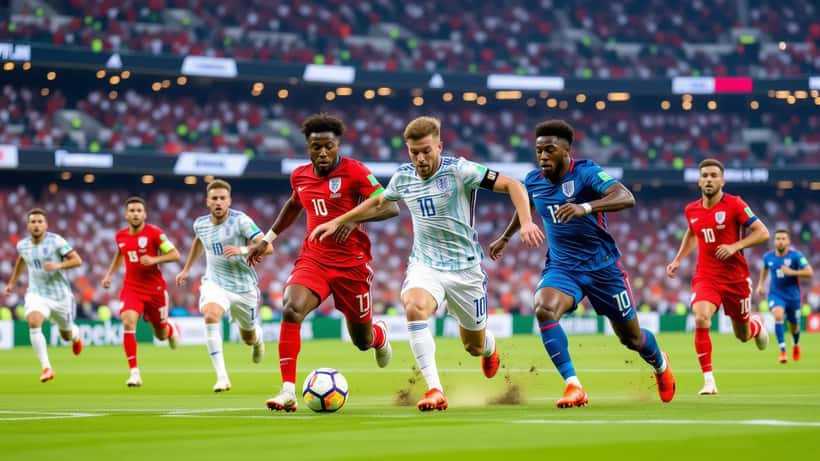 England mot Kroatia VM 2026 kampbilde