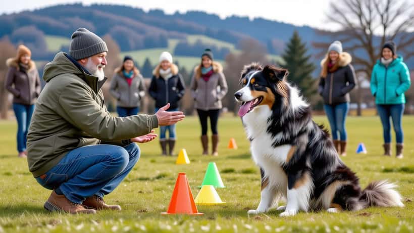 Hund im Park läuft frei, Symbolbild für Hundetraining und tierärztliche Beratung