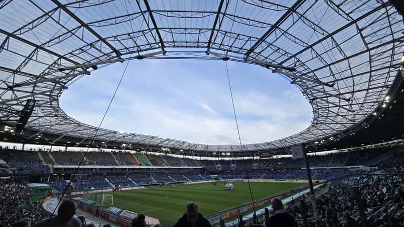 SC Paderborn spillere i kamp mod Hannover 96 i 2. Bundesliga april 2026
