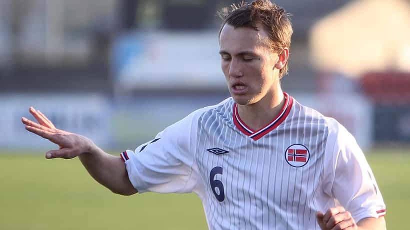 Molde FK-spiller Magnus Eikrem i aksjon for det norske U21-landslaget