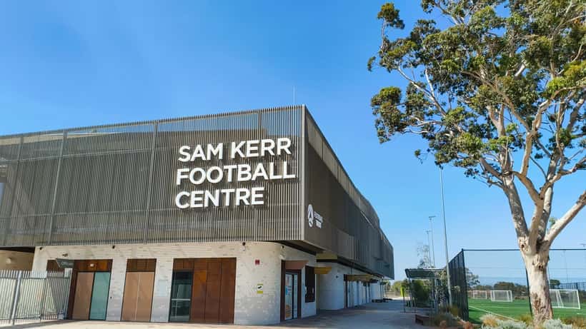 Sam Kerr at the Football Centre, October 2024, preparing for Matildas training