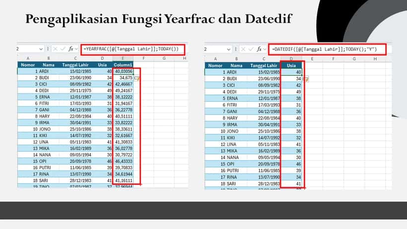 Captura de ecrã de fórmulas no Microsoft Excel, representando as funcionalidades de IA do Office 2026