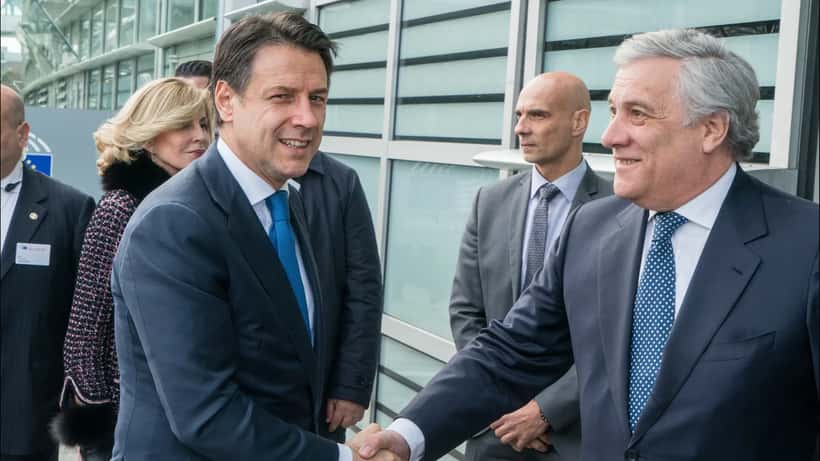 Giuseppe Conte al Parlamento europeo