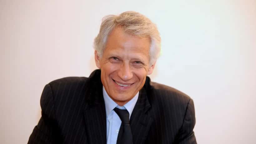 Dominique de Villepin lors d'une conférence en 2010