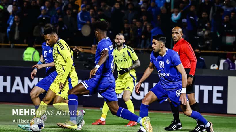 Al Nassr FC beim ACL-Spiel gegen Esteghlal im März 2025