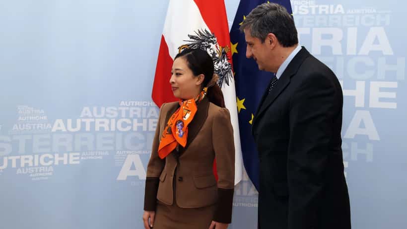 Princesse Bajrakitiyabha Mahidol lors d'une cérémonie diplomatique en tant qu'ambassadrice de Thaïlande en Autriche