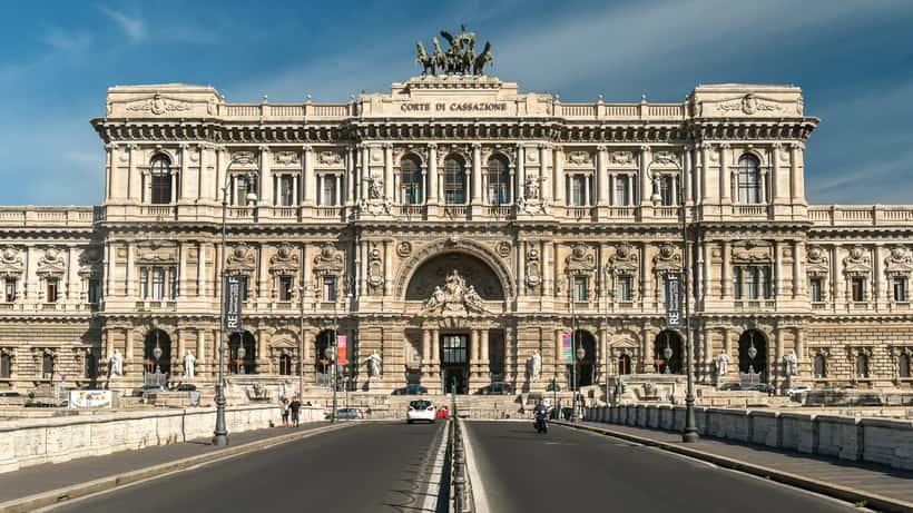 Corte Suprema di Cassazione a Roma, sede della giustizia italiana di ultima istanza