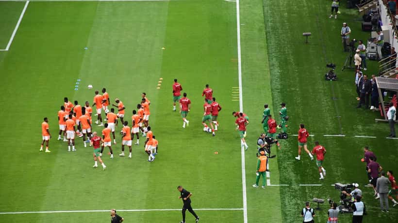 Joueurs marocains lors des qualifications Coupe du Monde 2026 contre le Niger