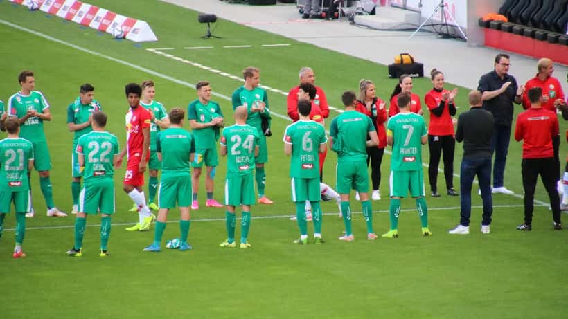Spielszene der WSG Tirol im Stadion, Archivfoto
