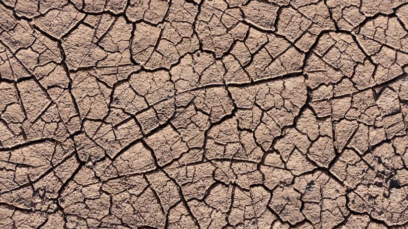 Sol argileux craquelé par la sécheresse, illustrant le manque d'eau en Suisse durant l'été 2026