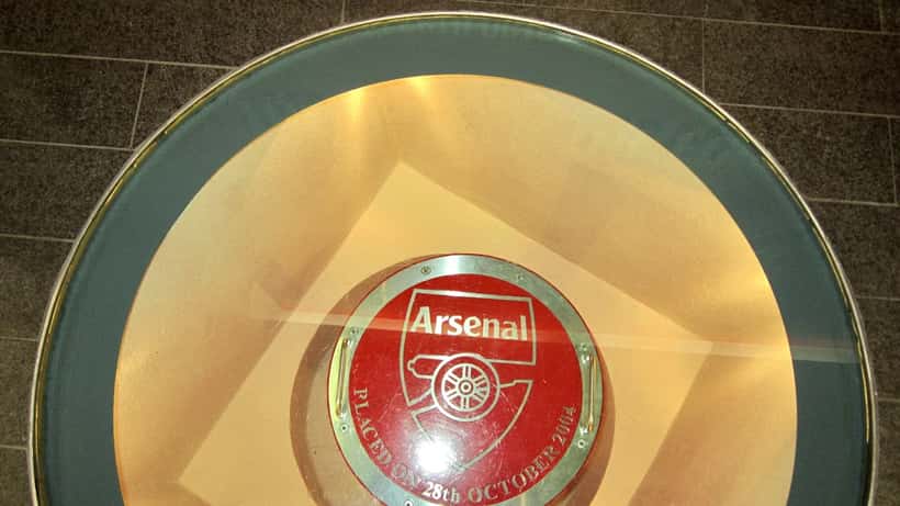Arsenal FC Emirates Stadium set fra tribunen i 2026