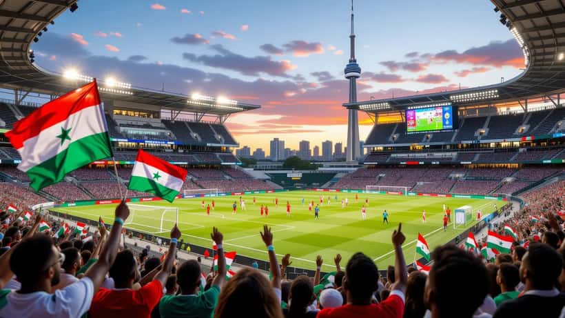 Senegal versus Irak voetbalinterland WK 2026 in Toronto stadion