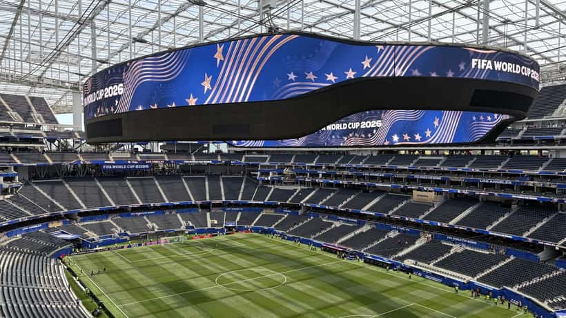 Levi's Stadium in Santa Clara hosting Paraguay's 2026 FIFA World Cup match