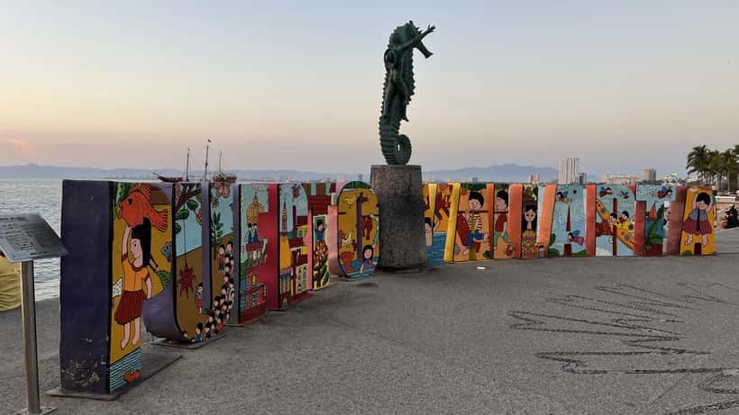 Puerto Vallarta coastal view in Jalisco Mexico during hurricane season