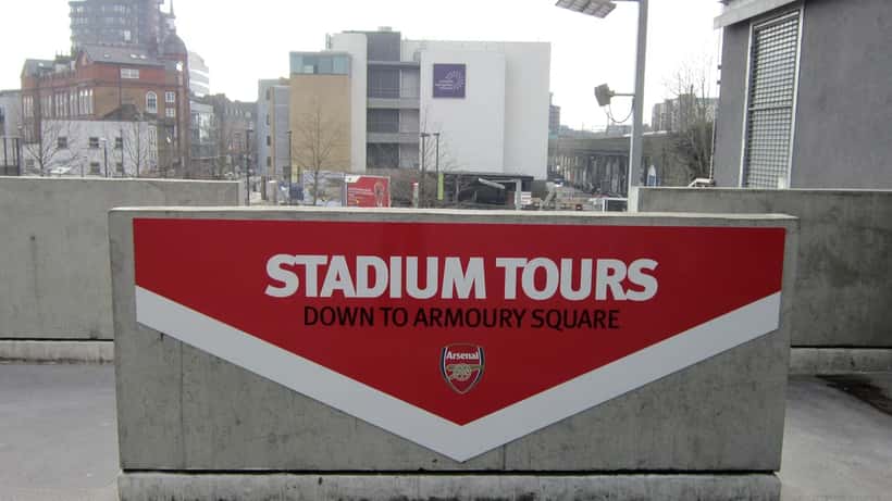 Arsenal Emirates Stadium exterior view