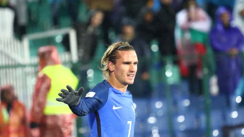 Antoine Griezmann lors d'un match de l'Atletico Madrid