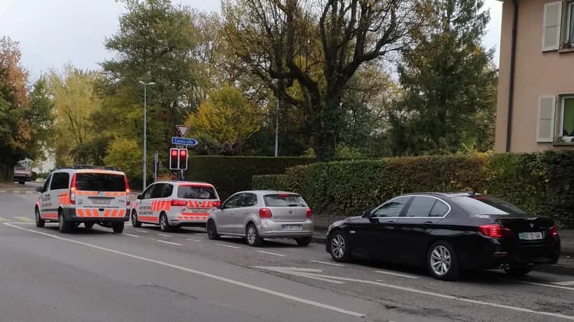Véhicules de police suisse Protection Diplomatique à Genève