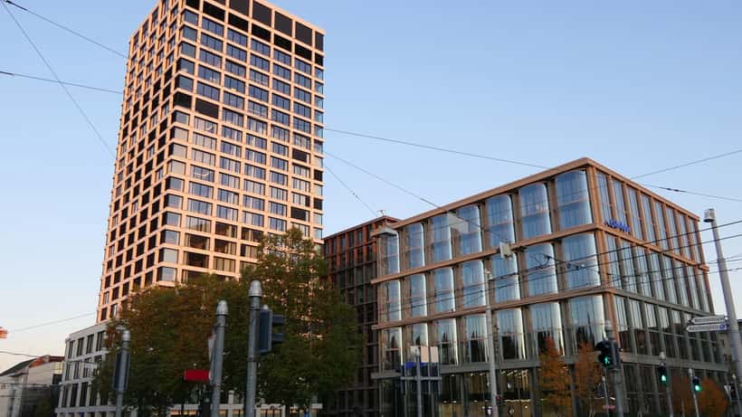 Immeuble du groupe Baloise à Bâle, siège de la compagnie d'assurance suisse