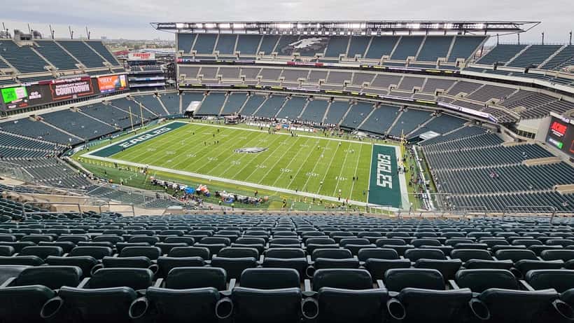 Lincoln Financial Field i Philadelphia under VM 2026 – kampstedet for Frankrig mod Paraguay