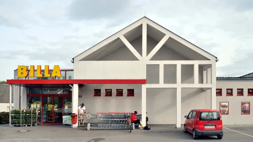 Billa Supermarkt Österreich Außenansicht
