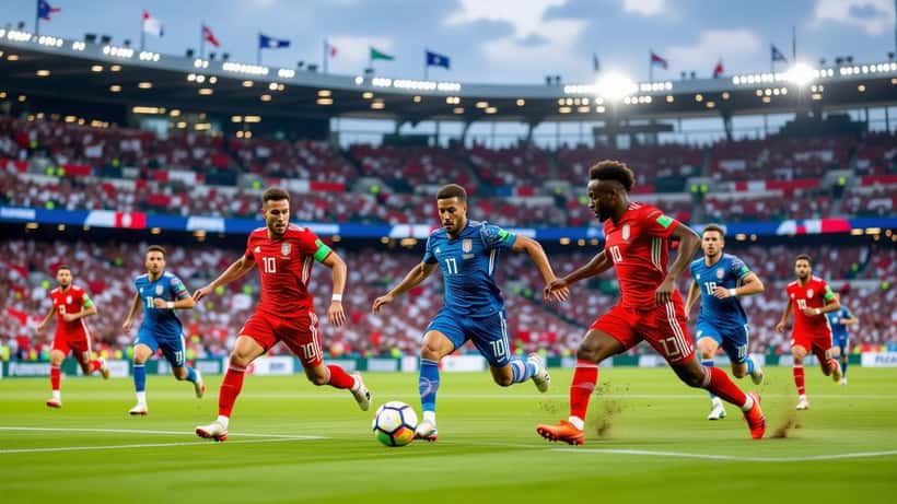 Spanje tegen Frankrijk in de halve finale van het WK 2026