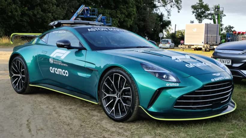 Carro de segurança Aston Martin Vantage V8 na Fórmula 1 2024