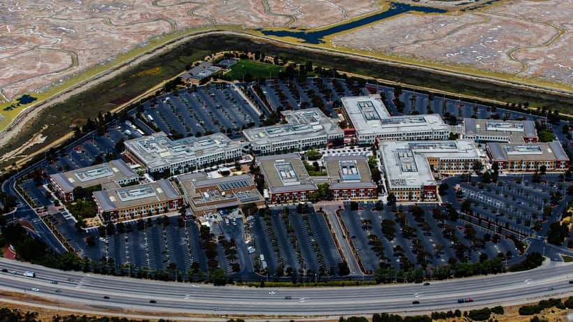 Facebook campus in Menlo Park, headquarters of Meta Platforms