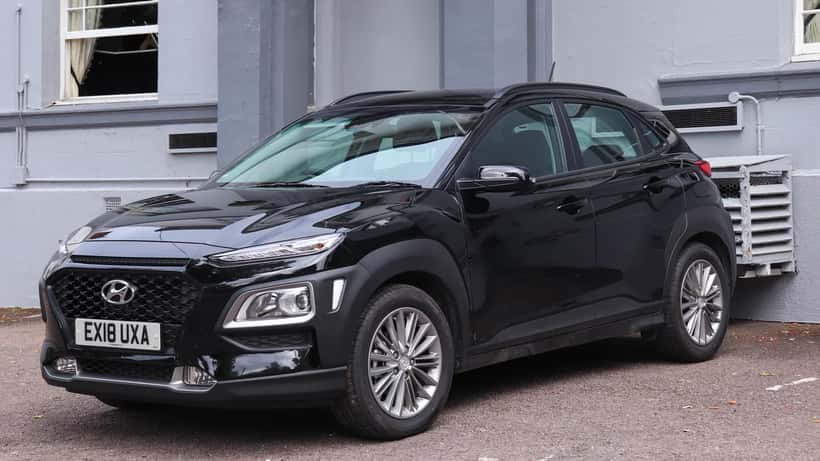 Hyundai Kona Electric primeira geração, modelo afetado pelo recall de bateria de 2026