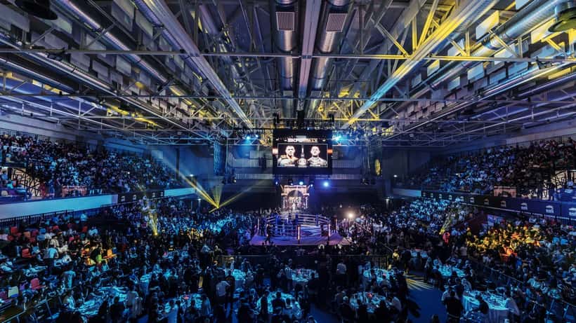 Bare knuckle fighting championship event ring