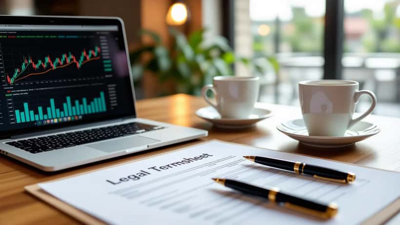 Documents de term sheet et contrat d'investissement startup