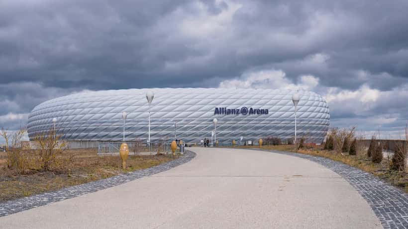 Estádio Allianz Arena do Bayern Munique em Munique, Alemanha