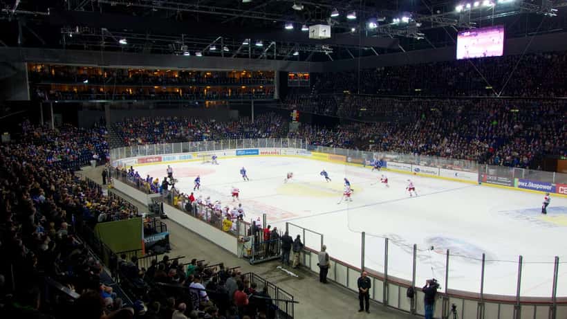 Match de hockey sur glace des ZSC Lions au Hallenstadion de Zurich