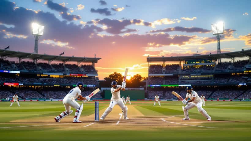 Stade de cricket lors du match Inde vs Angleterre 2026